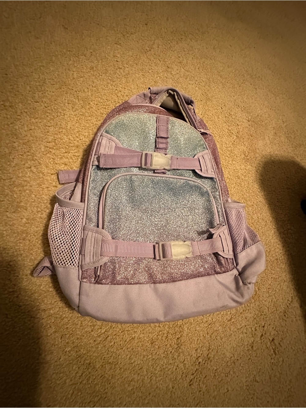 Pottery Barn Kids Glitter Purple Backpack